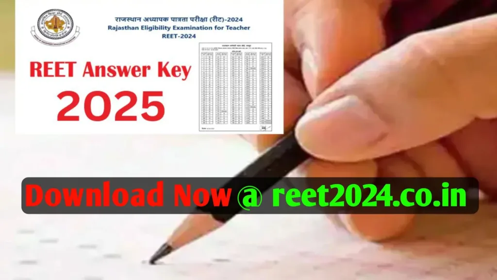 REET Answer Key 2025