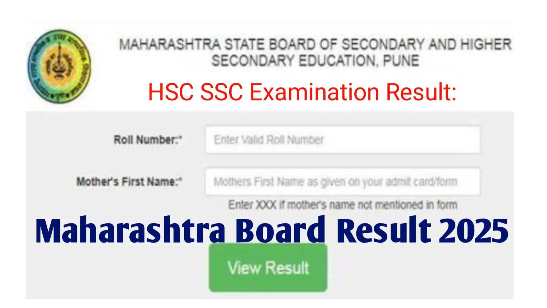 Maharashtra Board Result 2025