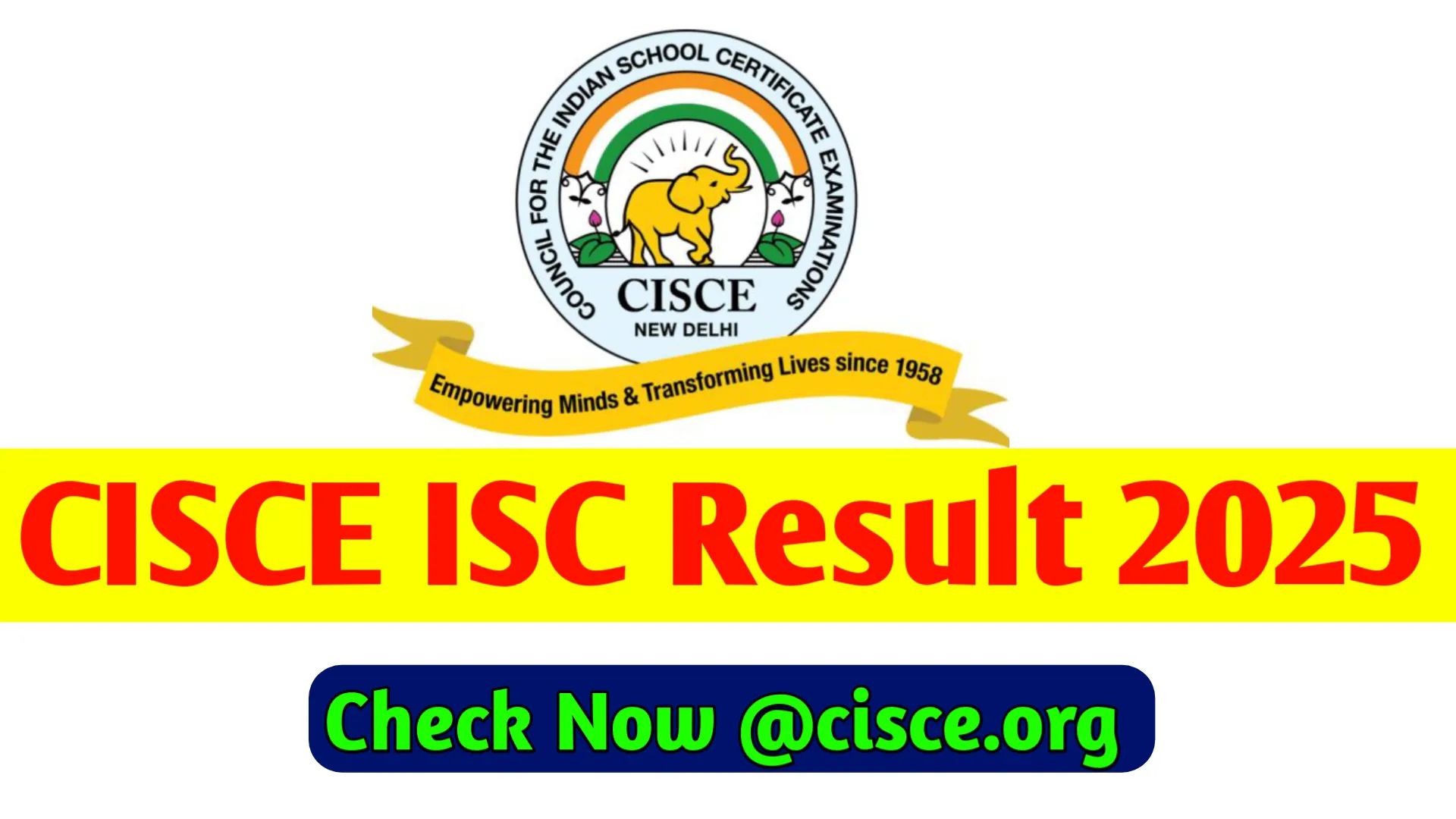 CISCE ISC Result 2025